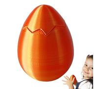 3D Printed Egg - Handmade Fillable Party Figurine - Fake Eggs Toys 3D - Easter Basket Decoration with Candy for Kids Friends and Family at Home School