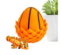 3D Printed Egg with Dragon Inside,Desk Decor Fidget Toy | Fidget Dragon Egg,for Kids Girls Adults Sports Enthusiasts Desk Home Office Bookshelf Travel Birthday Holiday