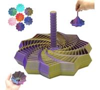 3D Printed Expanded Sensory Fidget Star, 3D Printed Fidget Star With Handle, For Office Desks As A Stress-Relief,Suitable For Adults, Good Gift For Christmas(C,Large)