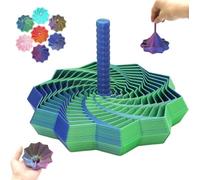 3D Printed Expanded Sensory Fidget Star, 3D Printed Fidget Star With Handle, For Office Desks As A Stress-Relief,Suitable For Adults, Good Gift For Christmas(B,Large)