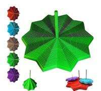 3D Printed Expanded Sensory Fidget Star,Expandable Fractal Fidget Hexagon with Handle，Suitable for Office Desktop Decompression Toys, Decompression Rotating Spiral (A,3.54IN)
