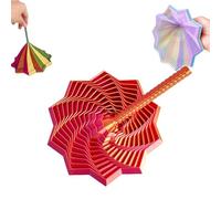 3D Printed Expanded Sensory Fidget Star, Fractal Fidgets Hexagon with Handles, 2025 New Star Shaped Adults Fidget Toys for Office Desktop Decompression Toys Stress Relief Whirling Spiral (D,Medium)