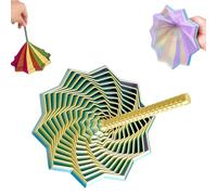 3D Printed Expanded Sensory Fidget Star, Fractal Fidgets Hexagon with Handles, 2025 New Star Shaped Adults Fidget Toys for Office Desktop Decompression Toys Stress Relief Whirling Spiral (J,Large)