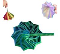 3D Printed Expanded Sensory Fidget Star, Fractal Fidgets Hexagon with Handles, 2025 New Star Shaped Adults Fidget Toys for Office Desktop Decompression Toys Stress Relief Whirling Spiral (E,Small)