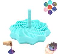3D Printed Expanded Sensory Fidget Star, Honeycomb Spiral Fractal Fidget Hexagon,for Adults, Perfect For Holiday, Christmas, Birthday Gifts(Sky Blue,M)
