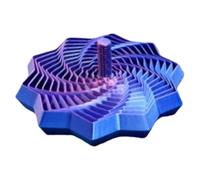 3D-Printed Expanded Sensory Star - Expanded fr-actal Fidget Star With Handle, Multi-Faceted Stress Relief Fidget Toy, 3D Printed FidgetStars Toy For Relieving Irritability & Relaxation