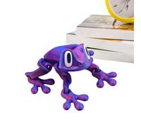 3D Printed Fidget Animals - Vivid Frog Fridge Magnets,Decoration Movable Ornament for Desk Display Party Home Travel School Collection Boy Girl Kids