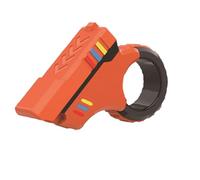 3D Printed Fidget Slider Toy Gun - Fidgets Finger Toys for Adults, Portable Funny Stress Anxiety Pressure Relief Toy Product Gift for Christmas Men Women Autism ADHD, Orange