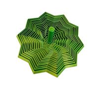 3D Printed Fidget Toy, Expanded Fractal Fidget Star with Handle Sensory Fidgets Star Hexagonal Decompression Sensory Rotating Spiral For Stress Relief (04)