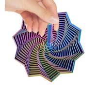 3D Printed Fidget Toy, F ractal Expandable Structure, Random Gradient Color, Sensory Desk Toy, Stress Relief Tool, Handheld With Handle, For Office And Study Use