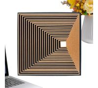 3D Printed Fidget Toy - Illusion Effect Desk Accessory, Sensory Gadget, Calming Stress Reliever, Executive Office Management Accessory, Hobby Category, Geometric Hand Toy