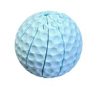 3D Printed Fidget Toy, Transforming Spiral Ball Sensory Stress Relief Gadget, Flexible Twisting Decompression Desk Accessory for Anxiety, Macaron Color 6cm Gift Blue