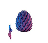 3D Printed Fidget Toy - Twisty Fidget Dragon Egg - 3D Printed Spiral Slippery Egg, Cool Rotating Desk Toys, Expandable Gear Fingertip Toy, Stress Relief Sensory Toys, for Adults and ADHD