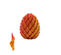 3D Printed Fidget Toy - Twisty Fidget Dragon Egg - 3D Printed Spiral Slippery Egg, Cool Rotating Desk Toys, Expandable Gear Fingertip Toy, Stress Relief Sensory Toys, for Adults and ADHD
