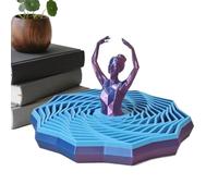3D Printed Figurines | 12 x 12 x 7 cm Sensory Game Classical Dance Dancer - Sensory Toy with Interactive Gradient Color Design, for Teenage Friend Adult Student
