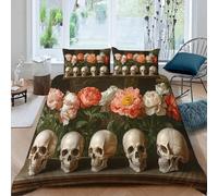 3D Printed Flowers Duvet Cover Set Single size,Soft Microfiber Hypoallergenic Relief Bedding Set with Pillowcase, Quilt Cover with Zipper for Kids, Teens2e52