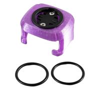 3D Printed Folding Bike Speedometer Holder Wear Resist Car Code Table Bracket Multi-Functional Fixed Bike Headlight Mount for Action Camera/Lights/Phone Holder (Purple)