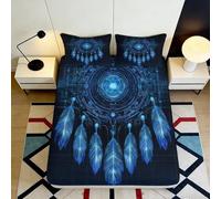3D Printed Forest Bear Fitted Sheet Microfiber Non Slip Protection Easy Care Bedroom Decor Mountain Wildlife Bed Cover 90x200x25cm
