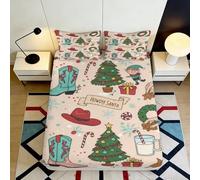 3D Printed Forest Path Fitted Sheet Microfiber Deep Pocket Bedroom Decor Forest Mattress Fitted Cover Washable 160x200x25cm