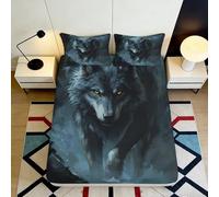 3D Printed Forest Path Fitted Sheet Microfiber Deep Pocket Non-Slip Bedroom Decor Forest Mattress Fitted Cover Washable 160x200x25cm