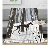 3D Printed forest scene Cozy Throw Blanket Microfiber Warm Soft Bedding Cosy illustrated animal Throw Blanket Lightweight All Season for Dorm Dwellers University Students 80×90inch(200x230cm)