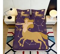 3D Printed French Bulldog Fitted Sheet Microfiber Deep Pocket Bedroom Bedding Non-Slip Full Wrap Dog Mattress Fitted Cover 90x200x25cm