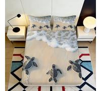 3D Printed French Bulldog Fitted Sheet Microfiber Non-Slip Deep Pocket Bedroom Bedding Dog Mattress Fitted Cover Washable Home Use 140x200x25cm