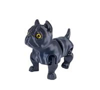 3D Printed French Bulldog Statue Keychain, Bulldog Fun Collectible Toy, Cute Dog Model Sculpture for Bulldogs Lover Gifts Desk Bookshelf Car Dashboard Office Decorations Desktop Pet