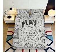 3D Printed Fried Egg Design Fitted Sheet Microfiber Deep Pocket Non-Slip Bedroom Bacon Mattress Fitted Cover Full Wrap Washable 160x200x25cm