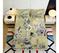 3D Printed Frog Pattern Fitted Sheet Microfiber Deep Pocket Non-Slip Frog Mattress Fitted Cover Washable Bedroom Set King（160x200cm）