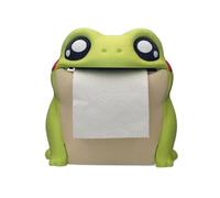 3D Printed Frog Toilet Paper Holder - Paper Rack with Tiny Butt Design, Fun Cartoon Tissue Storage Organizer, Bathroom Decor Stand for Restroom, Bedroom, Vanity