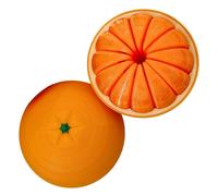 3D Printed Fruit Fidget - Citrus, Twist, Stress Relief Fidget Toy 10x10x6cm | Portable Fruit Shape F́idget Ball For Focus And Hand Exercise | For Students, Office, Home Use