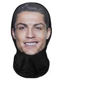 3D printed fun mask elastic mesh camouflage full face mask for men and women role playing headdress hip hop fashion hood hat(StyleG)