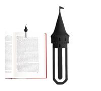 3D Printed Funny Bookmarks, Castle Tower Holder, Novelty Cute Page Marker, Creative Reading Accessory, Fun Study Gift Choice, Suitable for Women Men Teacher Girls Boys Teen School Journal Planner