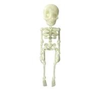 3D Printed Funny Goth Skeleton Fridge Magnets, Posable Body Skeleton Magnets, Mini Skull Fridge Magnets with Movable Joints, Multi-Color Human Skull Magnetic Decor for Refrigerator Locker (D)