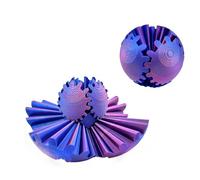 3D Printed Gear Sphere Fidget Toy - 8CM Portable Gear Ball, Steampunk Whirling Wonder Fidget Gearsphere, Torque Ball Turning Toys, Stress Relief Toys for kids Adults Home Travel Anxiety ADHD