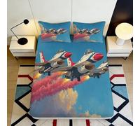 3D Printed Ginkgo Leaf Fitted Sheet Microfiber Deep Pocket Anti-Slip Ginkgo Leaf Mattress Fitted Cover Washable Breathable Bedding Single（90x200cm）