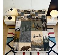 3D Printed Ginkgo Leaf Fitted Sheet Microfiber Deep Pocket Non-Slip Bedroom Bedding Ginkgo Leaf Mattress Fitted Cover Washable for Adult Single（90x190cm）