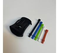 3D Printed Golf Simulator Tee with Slots for Golfers and Driving Range (Black)