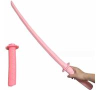 3D Printed Gravity Retractable Samurai Sword Model Toys,3D Gravity Fidget Samurai Sword,3D Retractable Samurai Sword,Funny Plastic Telescopic Katana Toy (Pink)