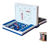 3D Printed Hangman Game Book, PlayBook'd - Hangman, Foldable Magnetic Word Guessing Sporting, Portable Books Design Board Game for Adults Book-B