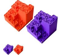 3d Printed Hilbert Curve Marble Run, Fractal Ball Track Kinetic Art, Endless Looping Fractal Maze With Steel Balls, Mathematical Desk Toy, Surprise Gift For Math & Science Lovers (2 PCS)