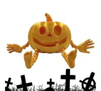 3D Printed Hinged Pumpkin Fidget Toy - Carefully Crafted Flexible Design, Premium Interactive Sensory Play Experience|Perfect Gift for Family Friends, Kids, Stress Loss