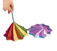 3D Printed Illusion Folding Toy - Transformable Geometric Puzzle, Stress Relief Desk Decor for Teens & Adults (2 Sizes Set)