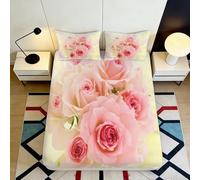 3D Printed Jazz Trumpet Fitted Sheet Microfiber Soft Non Slip Musical Notes Bed Cover for Bedroom Guestroom Decor Washable 90x200x25cm