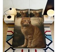 3D Printed Jungle Tiger Fitted Sheet Microfiber Deep Pocket Bedroom Bedding Jungle Tiger Mattress Fitted Cover Non-Slip Full Wrap for Home Single（100x190cm）