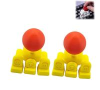 3D Printed Keyboard Joystick Keycap, Retro Gaming Accessory Custom 4 - Key Linkage Mod, DIY Novelty Analog Button Attachment Set, for WASD 4-Key Linkage Mod Mini Fighting Controller (2pcsC)