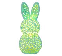 3D Printed LED Easter Rabbit Lamp - Hollow Design Holiday Atmosphere Light, Creative Decorative Ornament for Party, Home & Festival Celebration