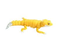 3D Printed Leopard Gecko Figurine, Articulated 3D Printed Lizard Model, Reptile Lizards Fidget Toy, Realistic Collectible Desk Ornament, Articulated Lizard Action Figure for Home Decor Desk (B)