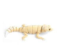 3D Printed Leopard Gecko Figurine, Articulated 3D Printed Lizard Model, Reptile Lizards Fidget Toy, Realistic Collectible Desk Ornament, Articulated Lizard Action Figure for Home Decor Desk (D)